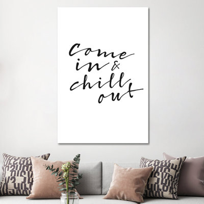 Chill Out by Amy & Kurt Berlin - Wrapped Canvas Print