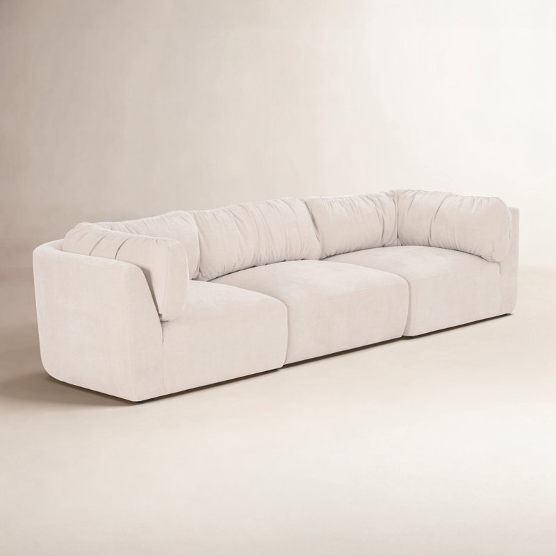 Dee Modular Sofa Oatmeal, Almond Performance Chenille