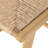 Fielder 28'' Seat Height Coastal Farmhouse Outdoor Armless Bar Stool With PE Wicker Seat And Acacia Wood Frame-113300772-112328612-112328613