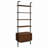 Metal Frame Bookcase, 4-shelf Storage Wall Bookshelf