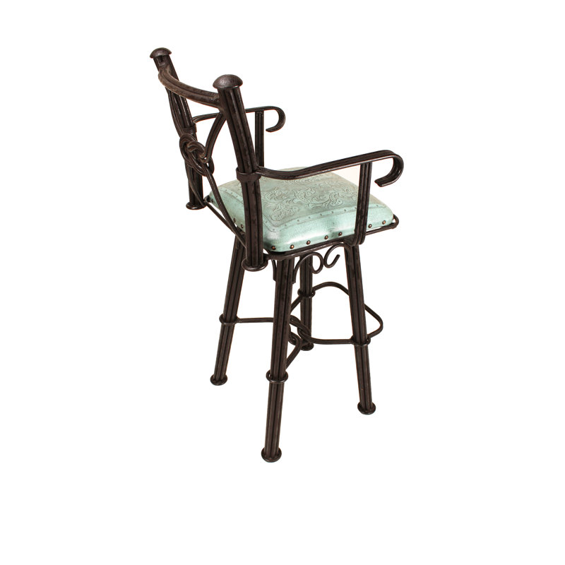 Tabouret Hoon, Turquoise colonial