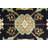 Shireena Oriental Hand-Knotted Rectangle 7'9" x 9'10" Wool Area Rug in Navy