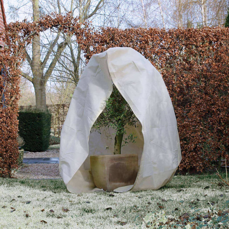 Nature Winter Fleece Cover 70 g/sqm, 300cm H x 250cm W x 250cm D, White