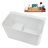 47" Streamline Soaking Freestanding Tub and Tray With Internal Drain-102279121