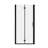 1 3/8" Adjustment,Universal Pivot Shower Door, With 1/4" Tempered Glass Finish 3472-119845885