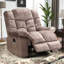 Fauteuil inclinable manuel rembourré en microfibre de 39,4 po Kingstin-1925828055