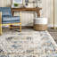 Tapis oriental bleu / beige Brearly-731891207