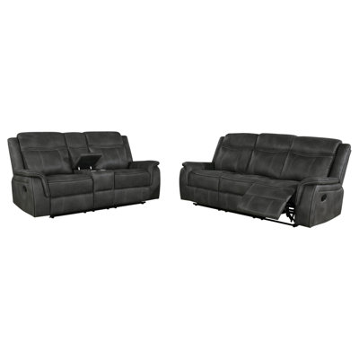 Ensemble de canapé inclinable rembourré 2 pièces Wharson