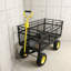 Chariot à gros chariot durable avec pneus pneumatiques pour faciliter le transport dans le jardin et la ferme