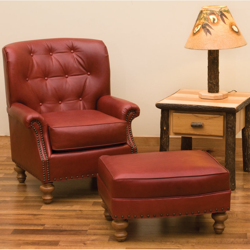Table de bout Fireside Lodge Hickory, Noyer traditionnel