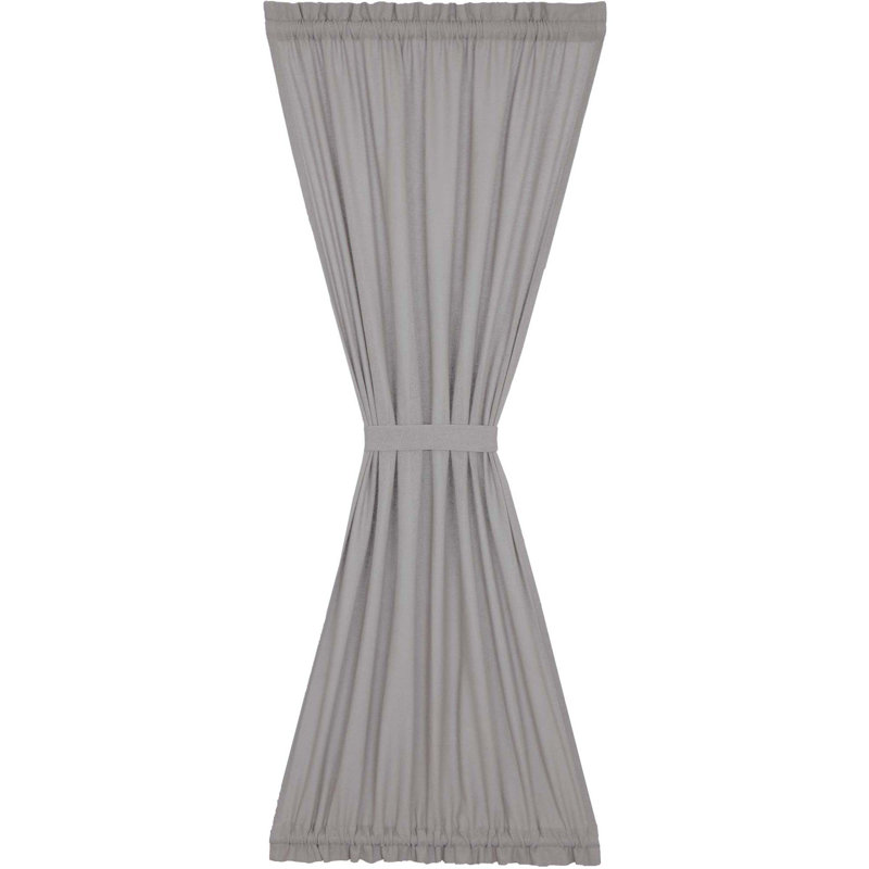 Braynt 100% Cotton Semi Sheer French Door Curtain Single Panel