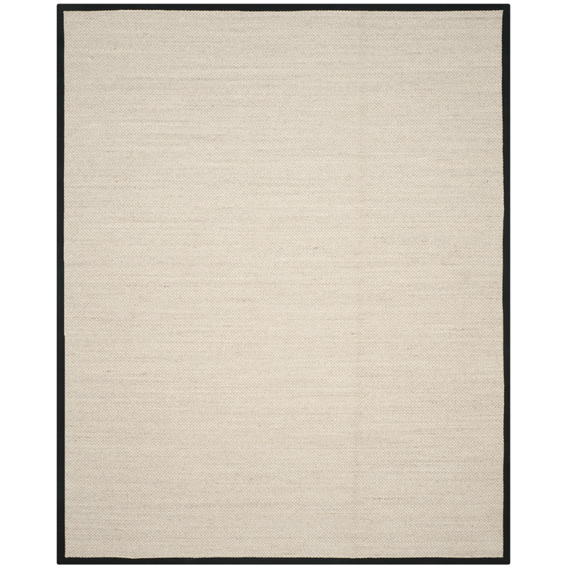 Torbin Sisal Marble/Black Area Rug, Rectangle 244 x 305cm