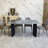 Modern marble rectangular dining table-631654389