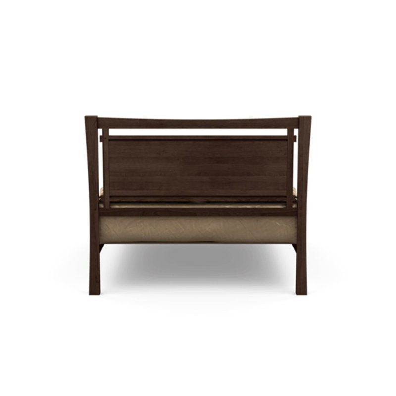 Monterey Solid Wood Platform Bed, Smoke Cherry, California King, Conventional