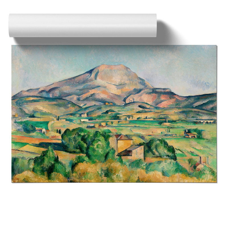 Mont Sainte Victoire by Paul Cezanne - Frameless Print, 42cm H x 59cm W x 0.1cm D
