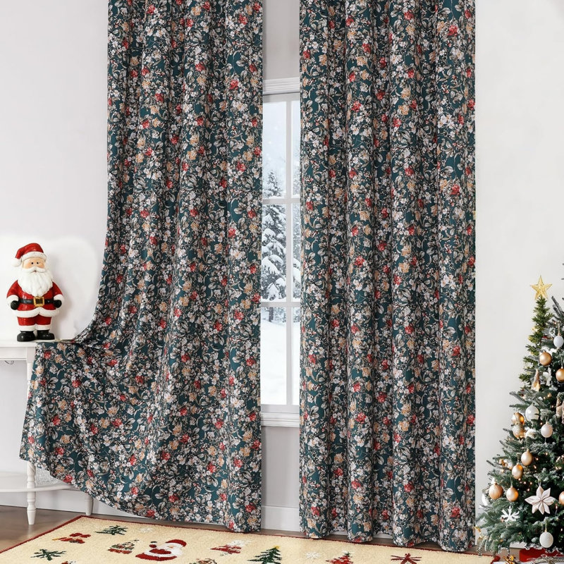 Velvet Blackout Curtain Panel Pair