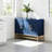 Aviva 59.8 Sideboard with Adjustable Shelves, Rectangular Metal Handles and Legs,Dining cabinet,Buffet table-497018635