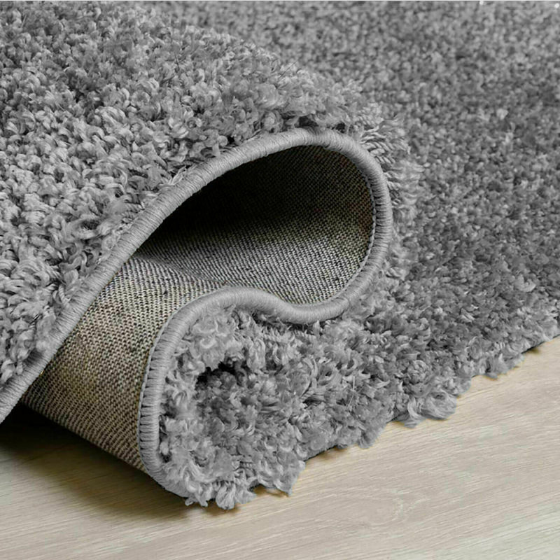 Elodea Solid Colour Shag Area Rug, Rectangle 200cm x 290cm