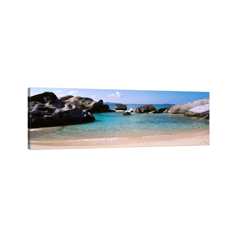 Tidal Pool, The Baths, Virgin Gorda, British Virgin Islands by Panoramic Images - Wrapped Canvas Panoramic Gallery-Wrapped Canvas Giclée