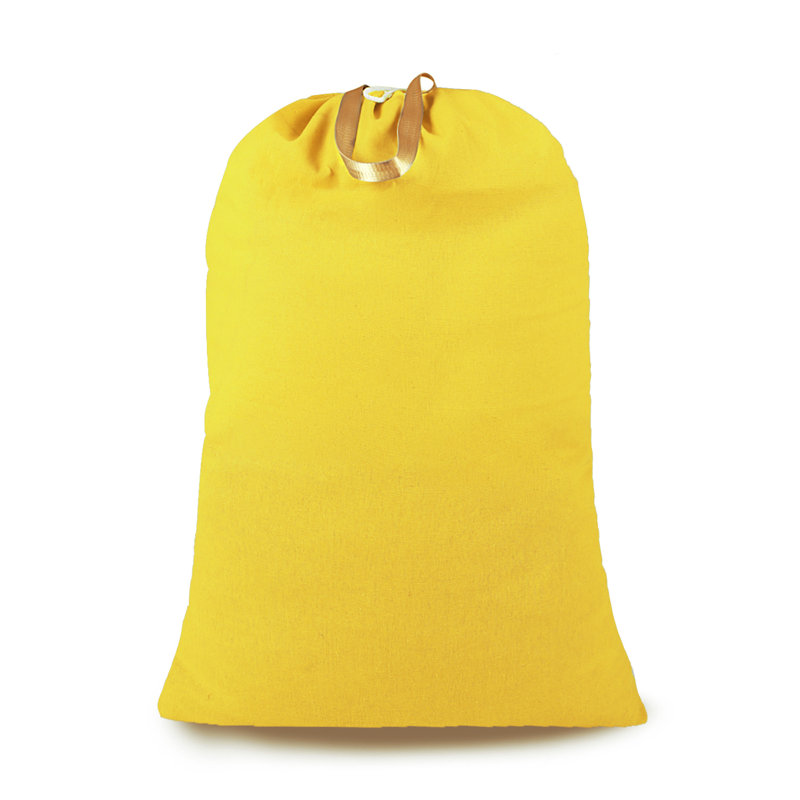 Sac à linge en tissu, Jaune