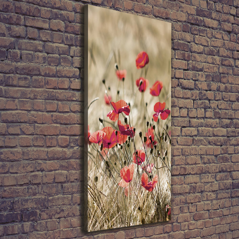 Field Flowers - Wrapped Canvas Print