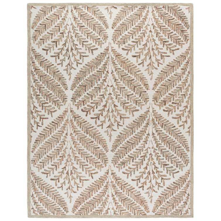Andresky Hand Tufted Wool Ikat Rug