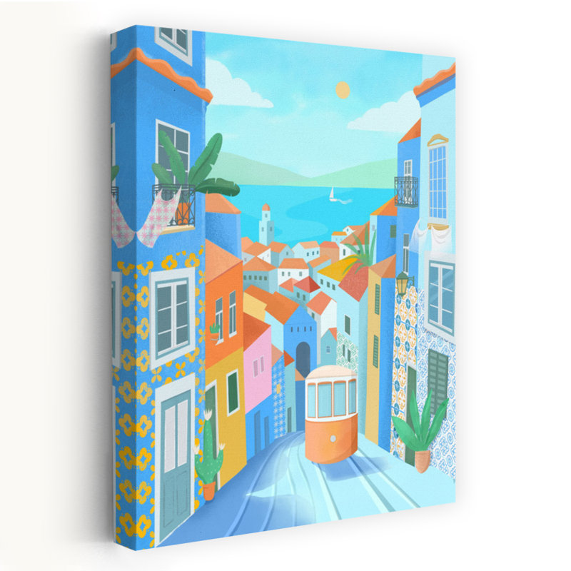 Art urbain de la ville de Lisbonne, H 60 po x l 40 po