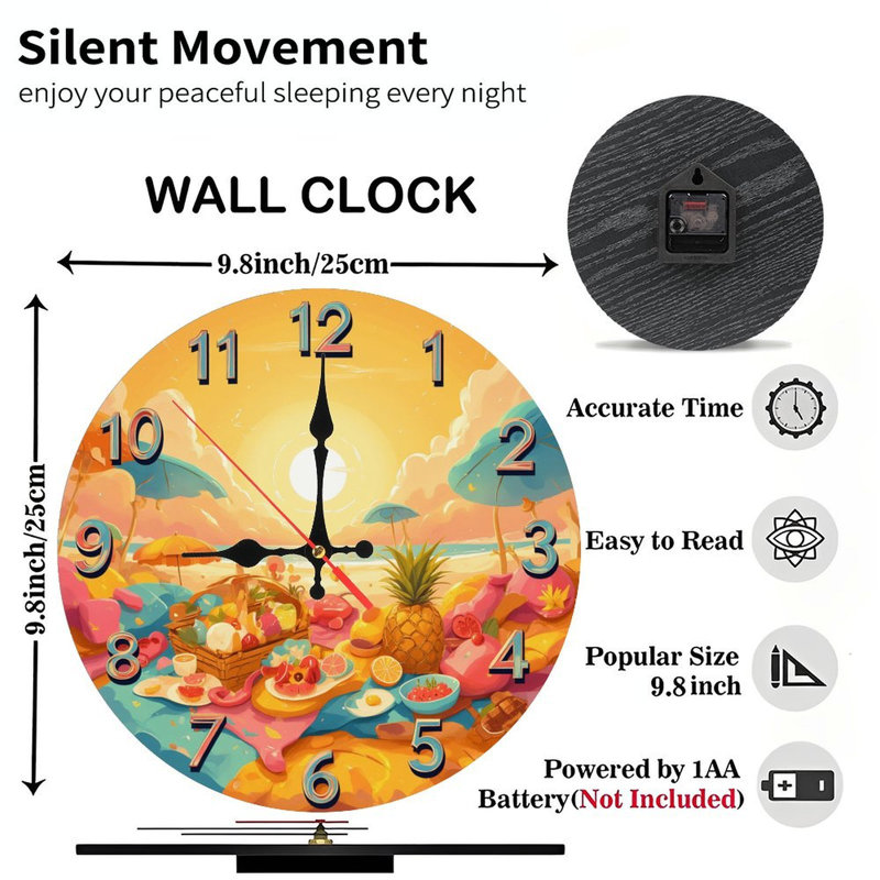 Horloge murale Summer Summer
