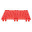 Patin emboîtable en plastique rouge