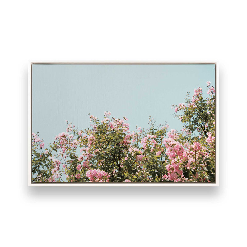 «Blossoming Canopy», reproduction sur toile, Cadre opaque blanc, H 20,75 po x l 30,75 po x P 1,75 po