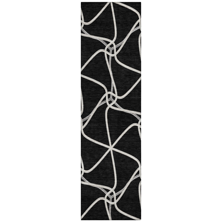  Aleg Area Rug with Non-Slip Backing
