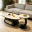 Table basse contemporaine de luxe avec tiroir de rangement