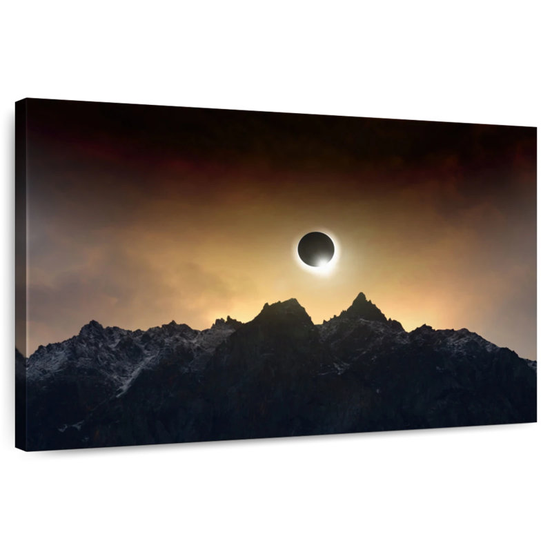 Oberle Spectacular Solar Eclipse, 8" H x 12" W