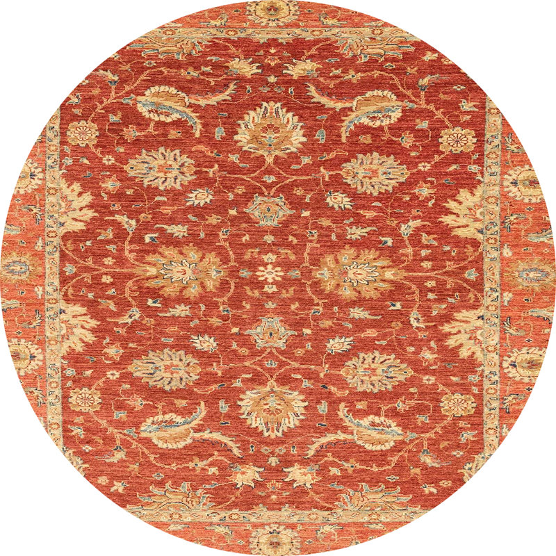 Tapis abstrait moderne 2886, Rond 3 pi