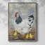 Farmhouse Chicken Framed Print - Solid Wood-961800504