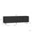 68" Tv Stand In Black Fluted Style, Power Outlet, Storage For 55+ Inch Tv, Entertainment Center, Living Room Furniture Modern With Accent And 68",-1631564534