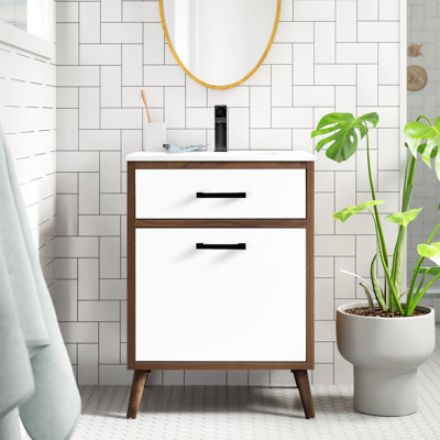 Ensemble de meuble-lavabo simple l 24 po x P 18,11 po x H 33,46 po Steinfeldt