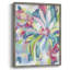 «Tropical Bloom Kaleidoscope II», reproduction encadrée - bois massif-1309912909