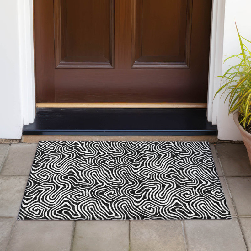  Machine Washable Indoor/Outdoor Chayden ACN1030 Rug, Rectangle 1'8" x 2'6"