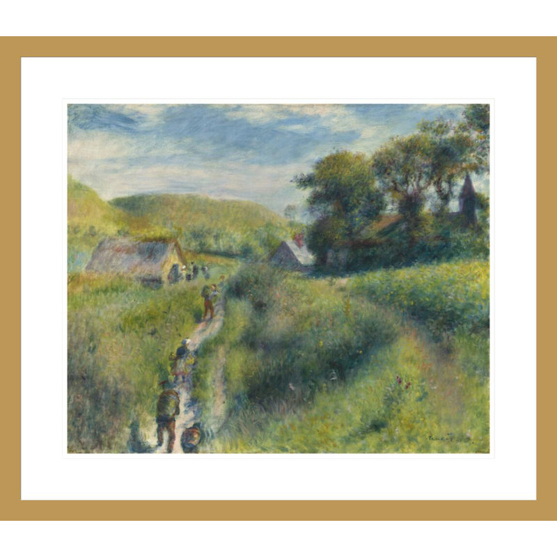 «The Vintagers» par Pierre-Auguste Renoir, impression giclée encadrée, H 23,5 po x l 27,02 po