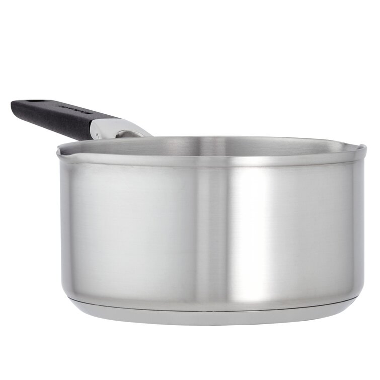 Stainless Steel Sauce Pan 1QT(Quart) Mini Saucepan Cookware