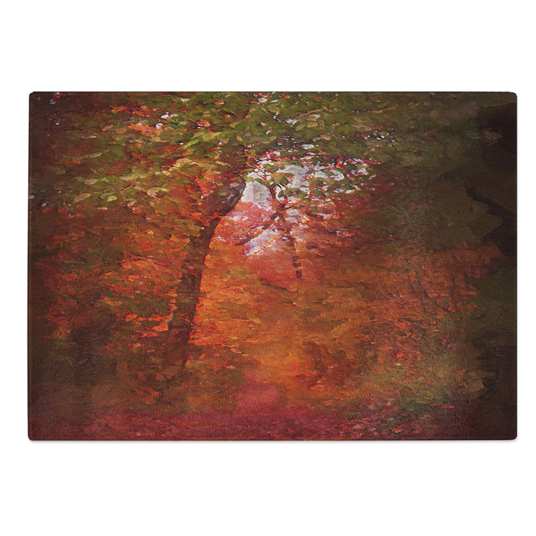 Tempered Glass Path Through the Forest Chopping Board