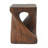 Wood-Like Texture MGO Twist Shape Side Table-579227081