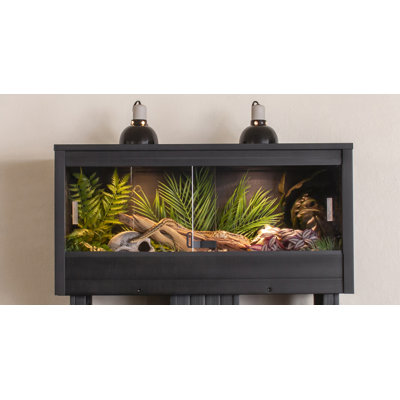 Deneishia Medium Reptile Lounge Terrarium with Front Access