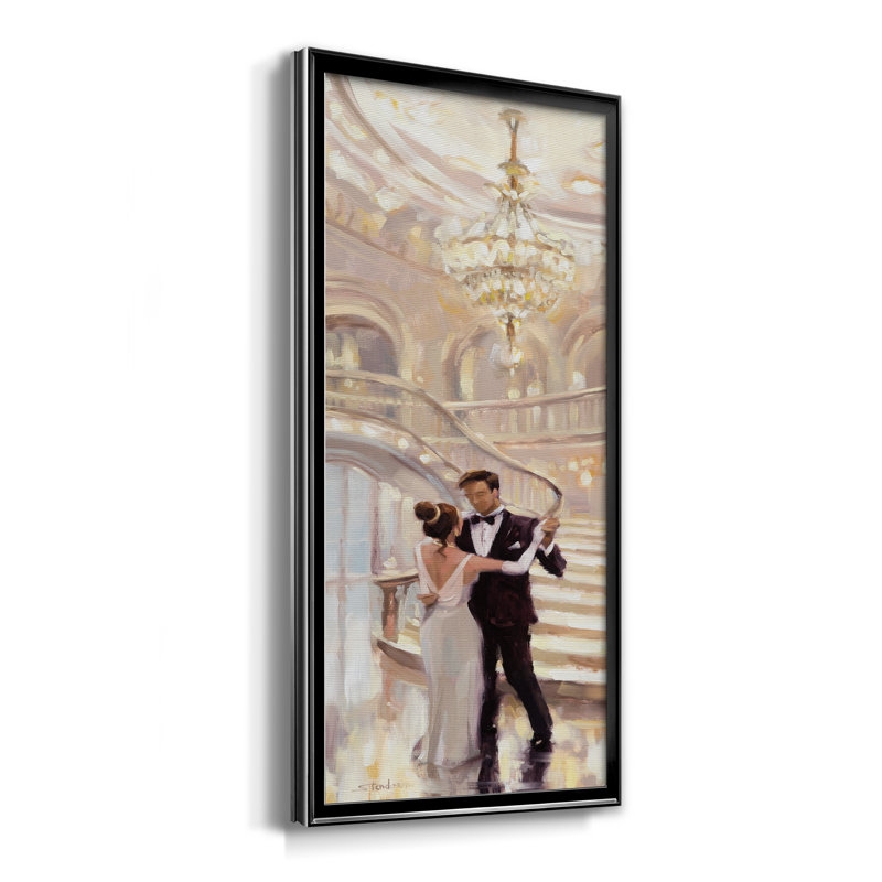 A Moment In Time - Peinture sur toile encadrée, H 10,5 po x l 18,5 po x P 1,5 po, Toile avec cadre noir