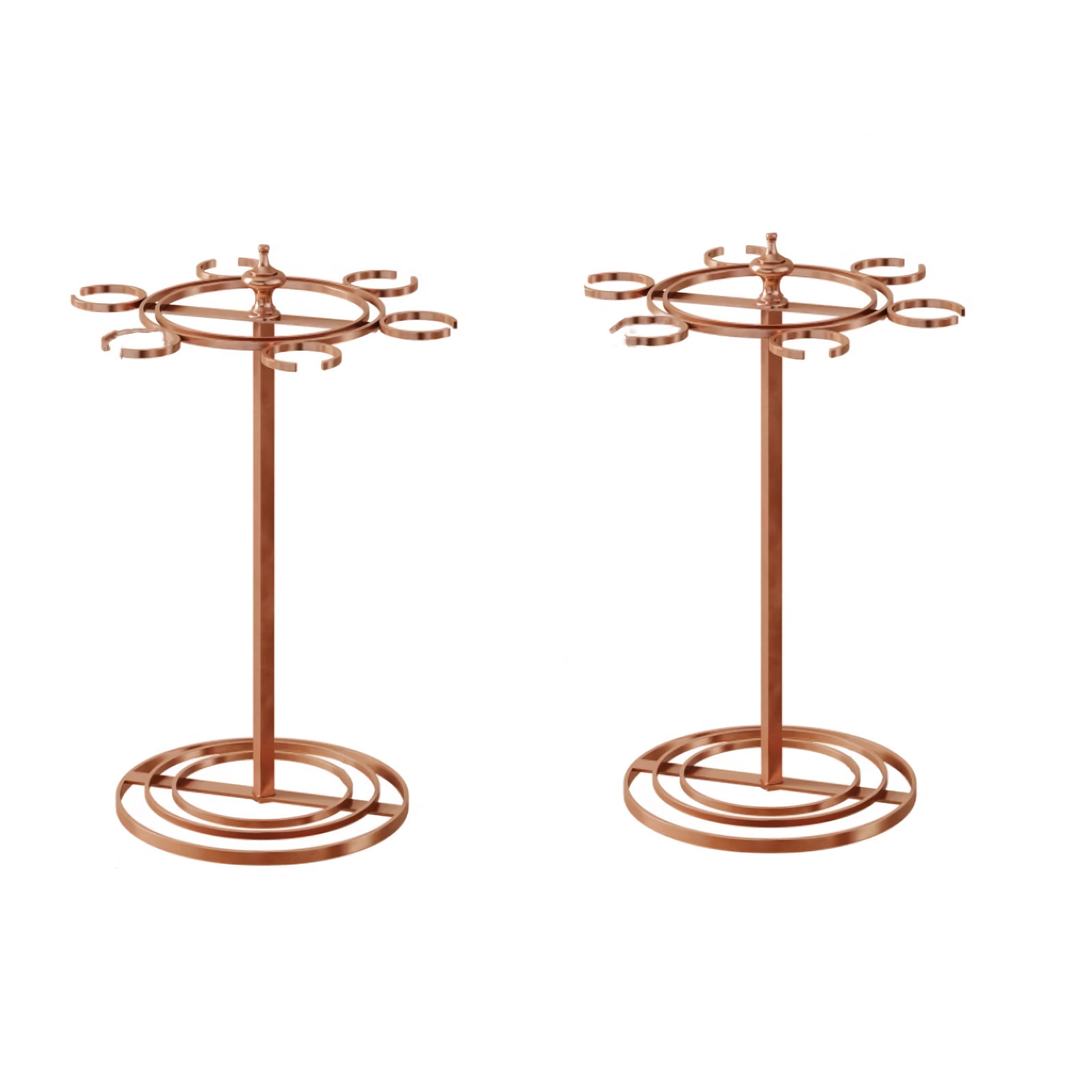 Mercer41 Inverted Wine Glass Holder – Desktop Stemware Display Rack ...