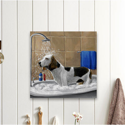 Wash Your Worries away 1 Piece Wrapped Canvas Painting