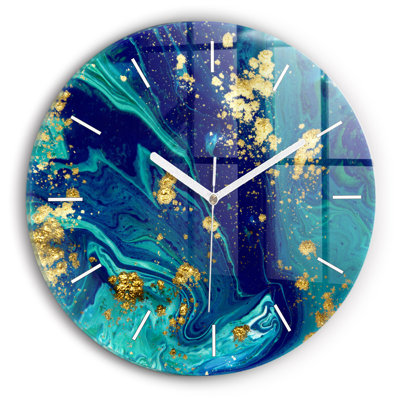 Glass Wall Clock