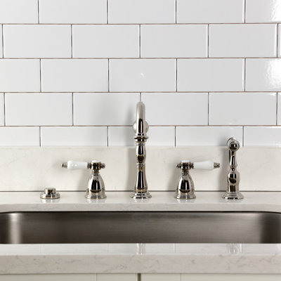 Kingston Brass Bel-Air Double-Handle Widespread Kitchen Faucet