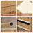 Small Vanity Desk With 3 Modes Lighted Mirror & Stool, Compact Vanity With 6-grid Organizer